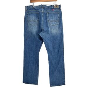 Wrangler Retro Men Relaxed Boot Cut Blue Jeans 40x32 Cotton Western Dad Wear
